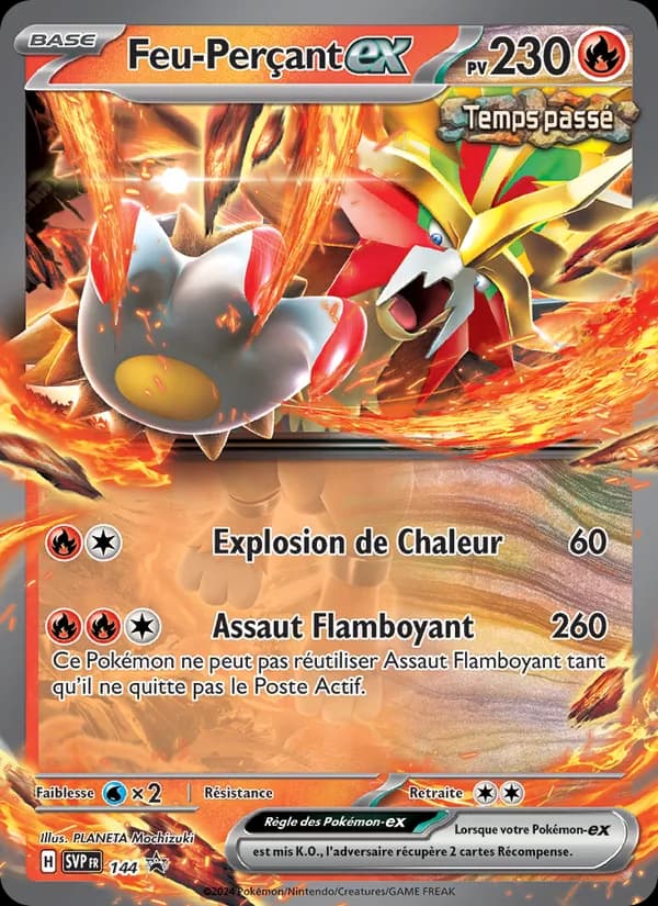 Feu-Perçant-ex 144 — SVP Black Star Promos