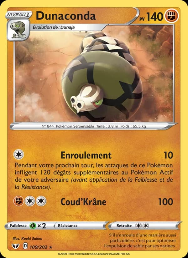 Dunaconda 109 — Épée et Bouclier
