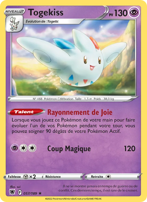 Togekiss 057 — Astres Radieux