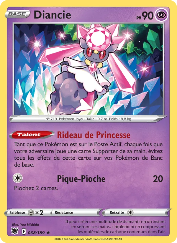 Diancie 068 — Astres Radieux