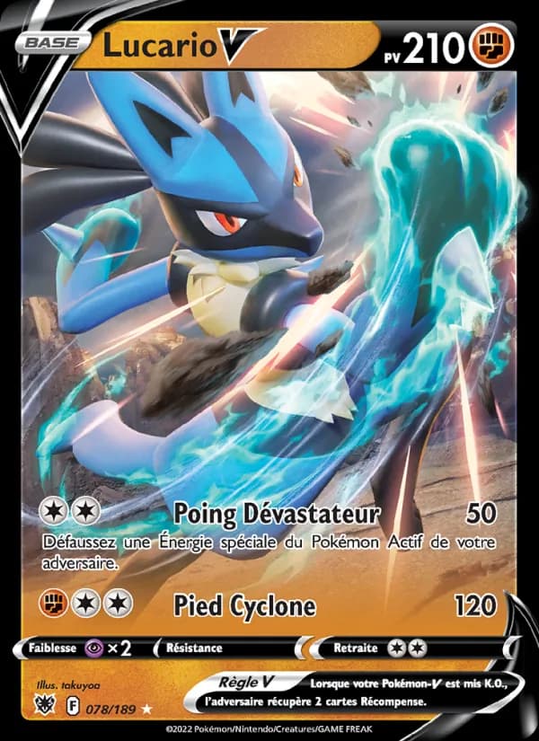 Lucario V 078 — Astres Radieux