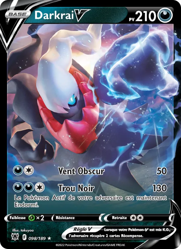 Darkrai V 098 — Astres Radieux