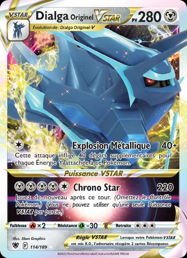 Dialga Originel VSTAR 114 — Astres Radieux