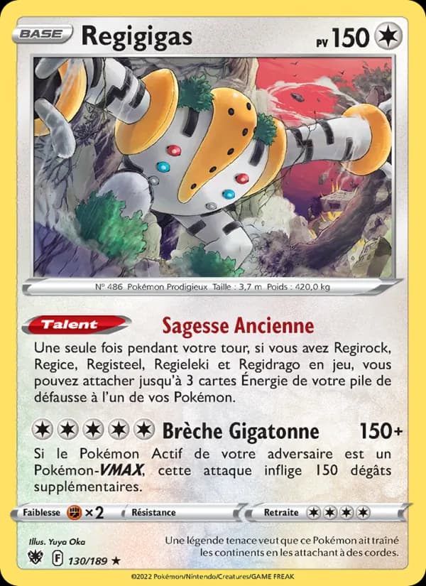 Regigigas 130 — Astres Radieux