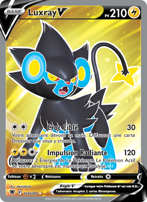 Luxray V 168 — Astres Radieux