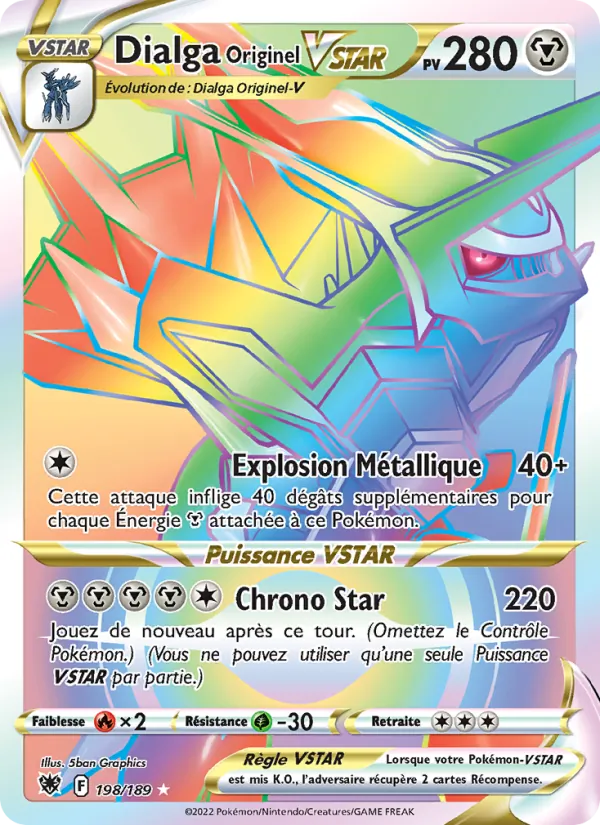 Dialga Originel VSTAR 198 — Astres Radieux