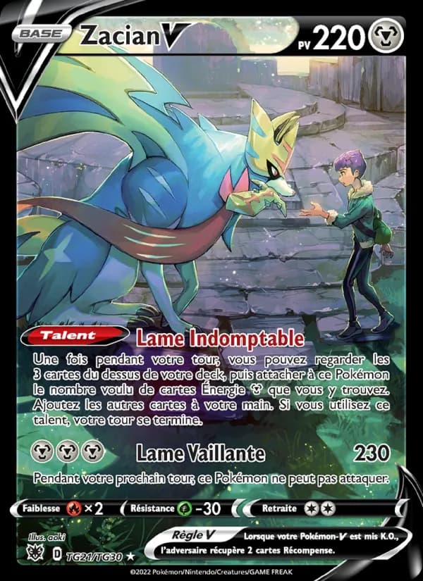 Zacian V TG21 — Astres Radieux
