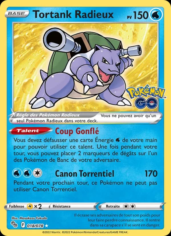 Tortank Radieux 018 — Pokémon GO