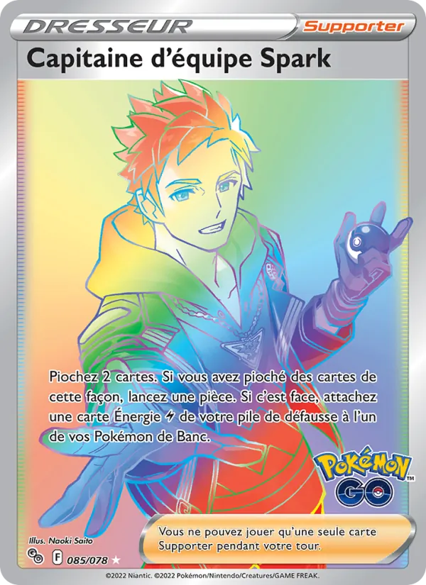 Capitaine d'équipe Spark 085 — Pokémon GO