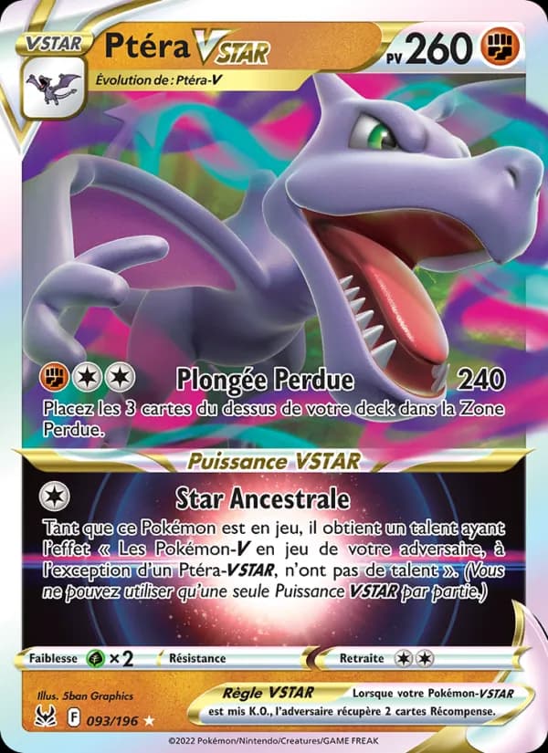 Ptéra VSTAR 093 — Origine Perdue