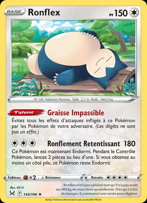 Ronflex 143 — Origine Perdue