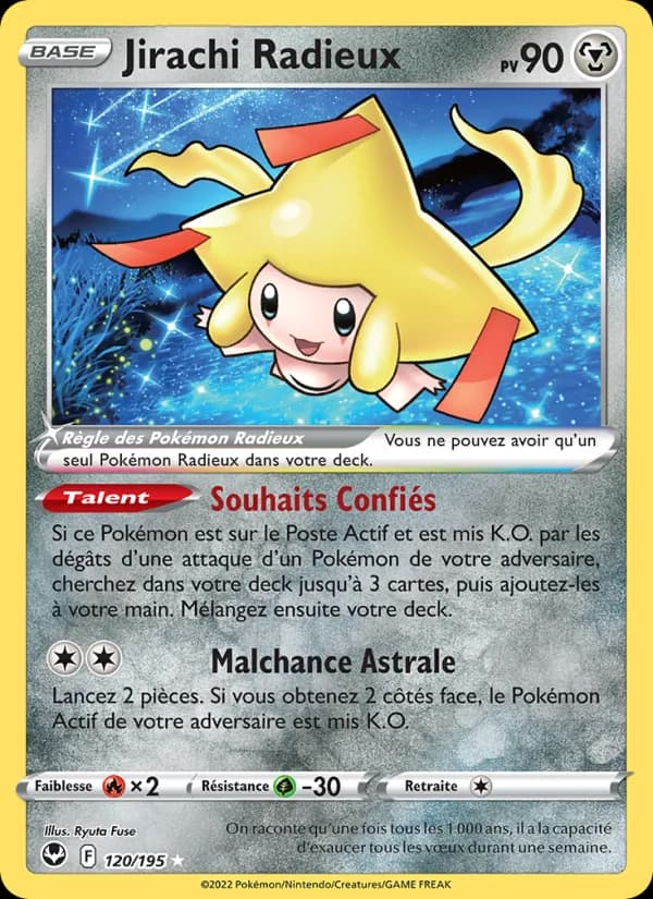 Jirachi Radieux 120 — Tempête Argentée