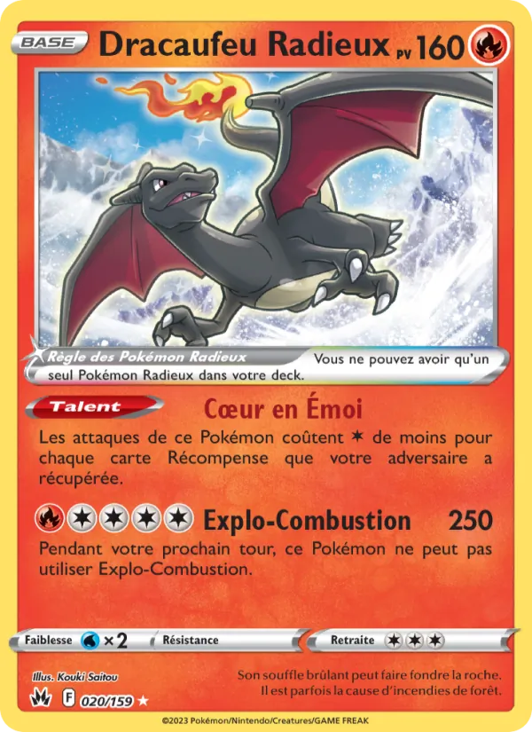 Dracaufeu Radieux 020 — Zénith Suprême