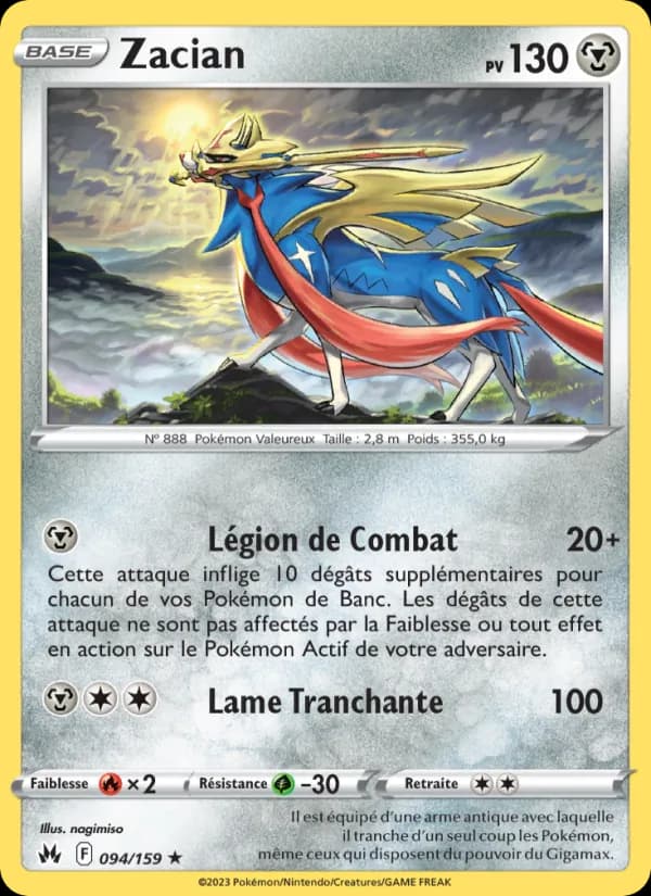 Zacian 094 — Zénith Suprême