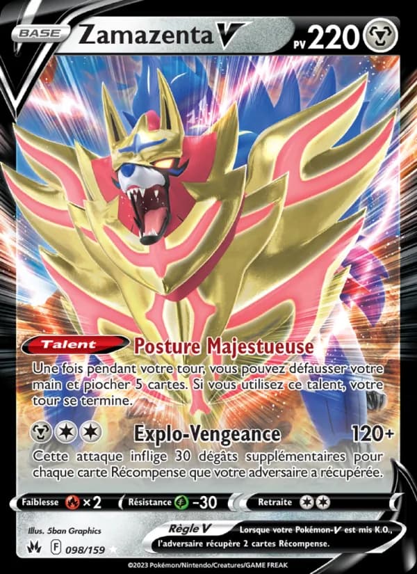 Zamazenta V 098 — Zénith Suprême