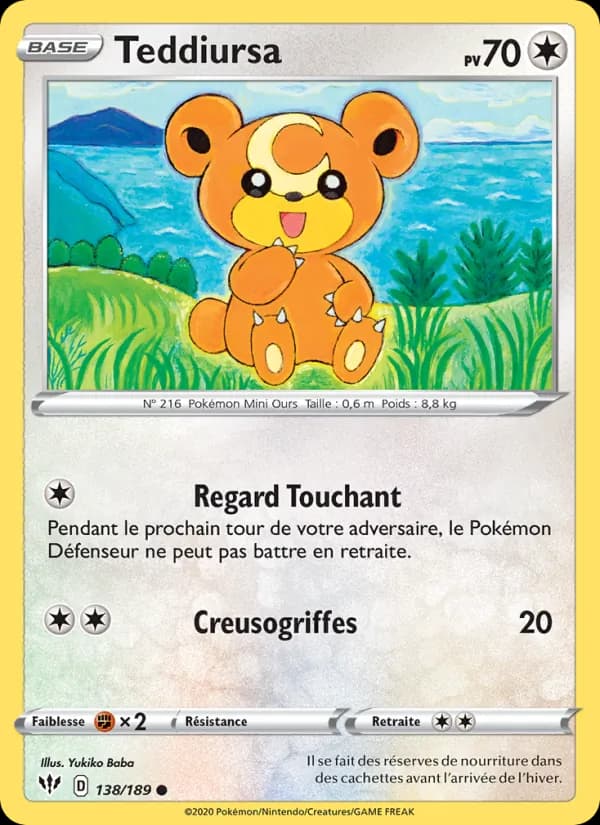 Teddiursa 138 — Ténèbres Embrasées