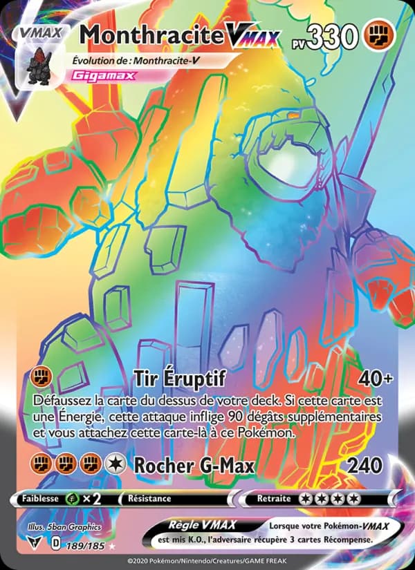 Monthracite VMAX 189 — Voltage Éclatant