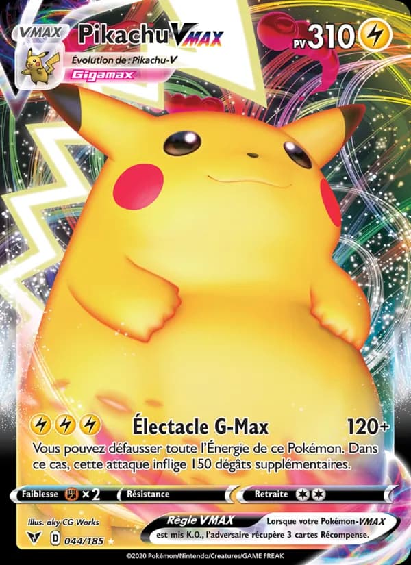 Pikachu VMAX 44 — Voltage Éclatant