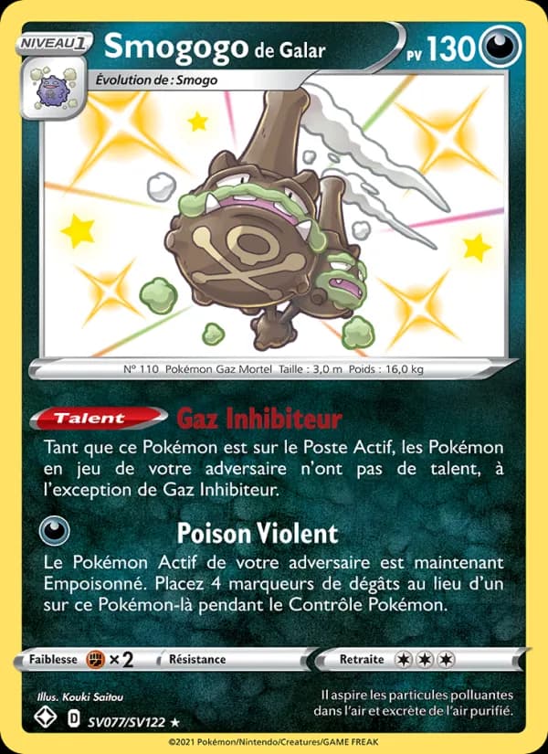 Smogogo de Galar SV077 — Destinées Radieuses