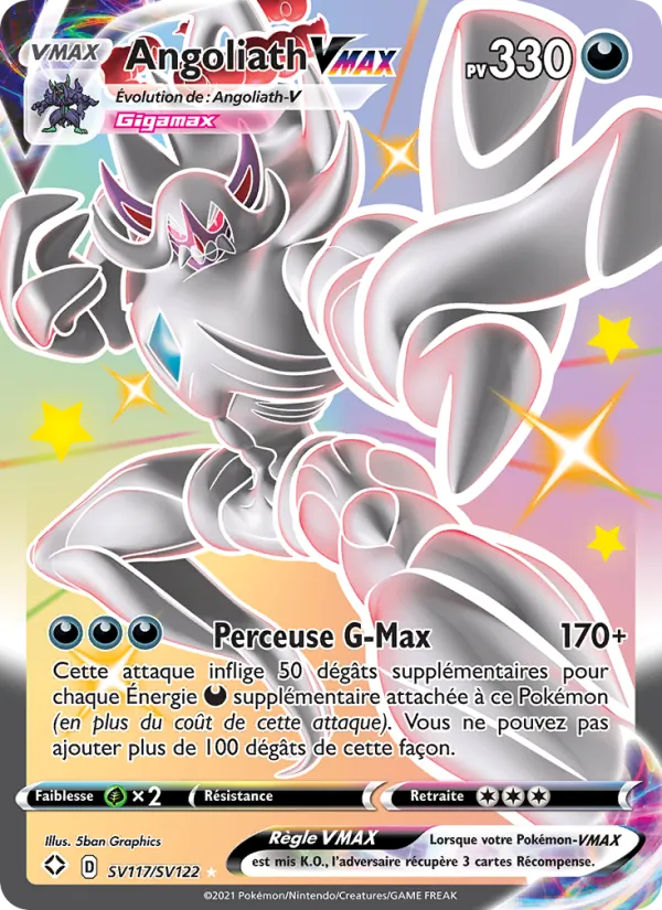 Angoliath VMAX SV117 — Destinées Radieuses