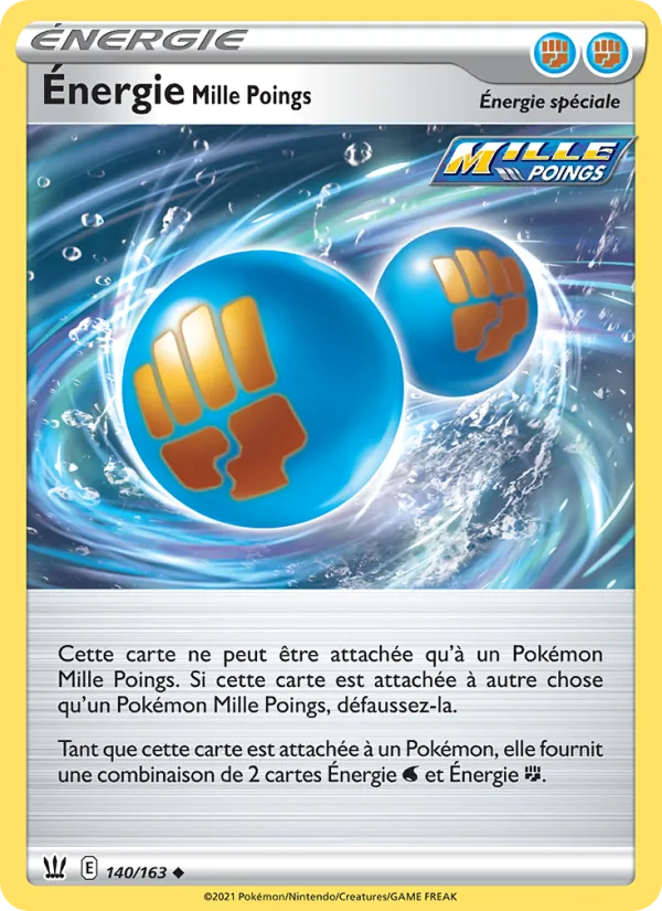 Énergie Mille Poings 140 — Styles de combat
