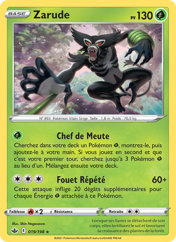 Zarude 19 — Règne de Glace