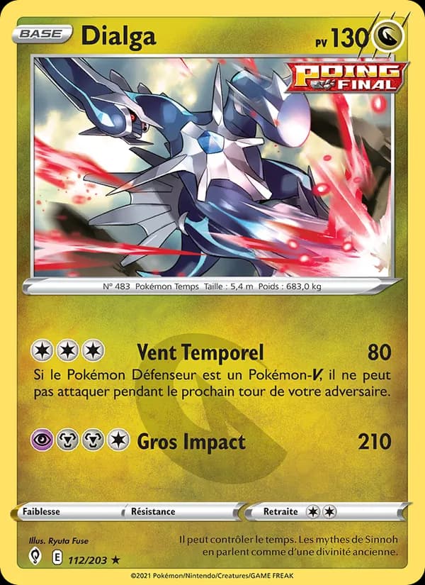 Dialga 112 — Évolution Céleste