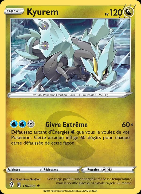 Kyurem 116 — Évolution Céleste