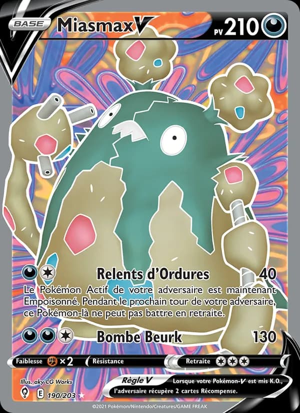 Miasmax V 190 — Évolution Céleste
