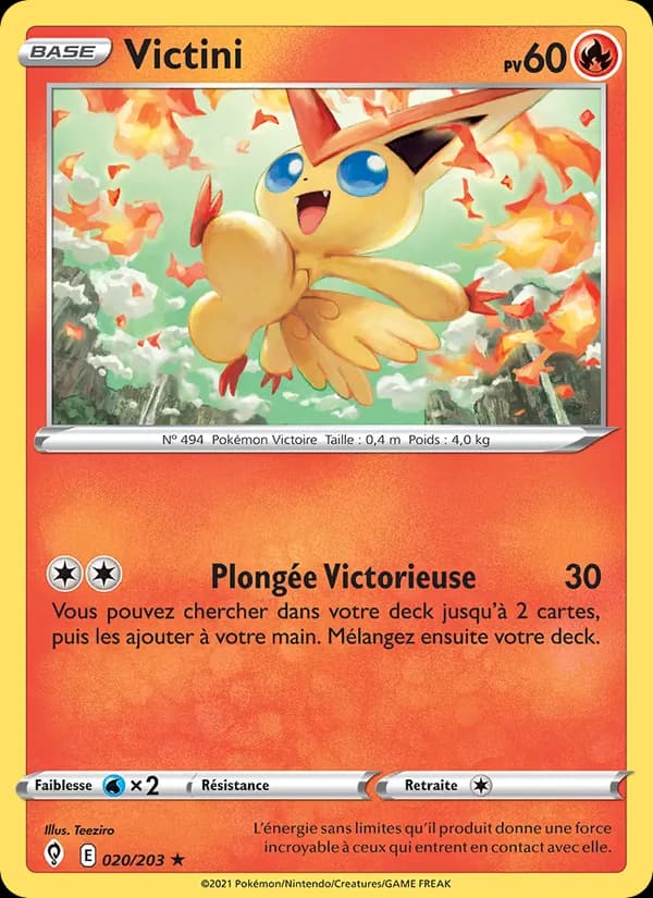 Victini 20 — Évolution Céleste