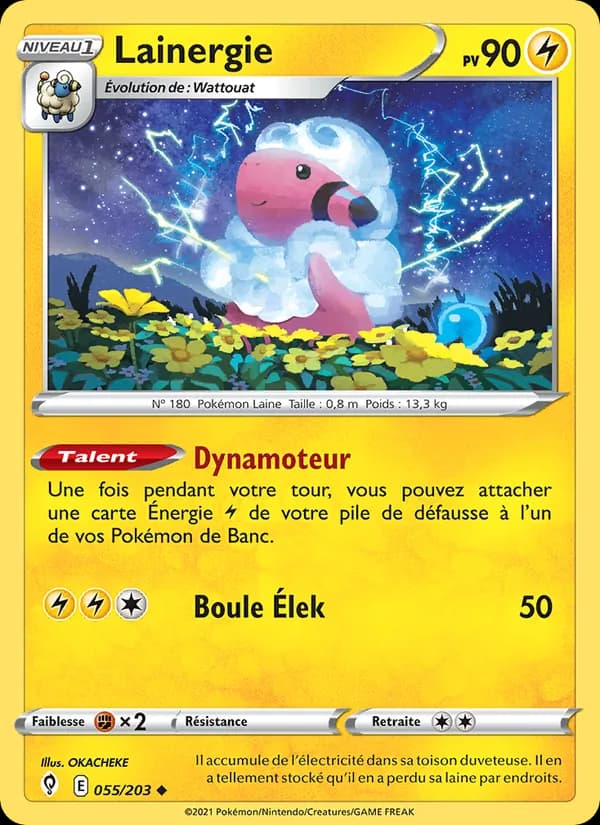 Lainergie 55 — Évolution Céleste