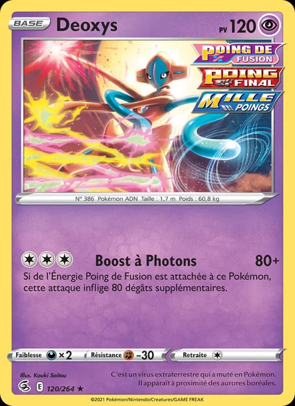 Deoxys 120 — Poing de Fusion