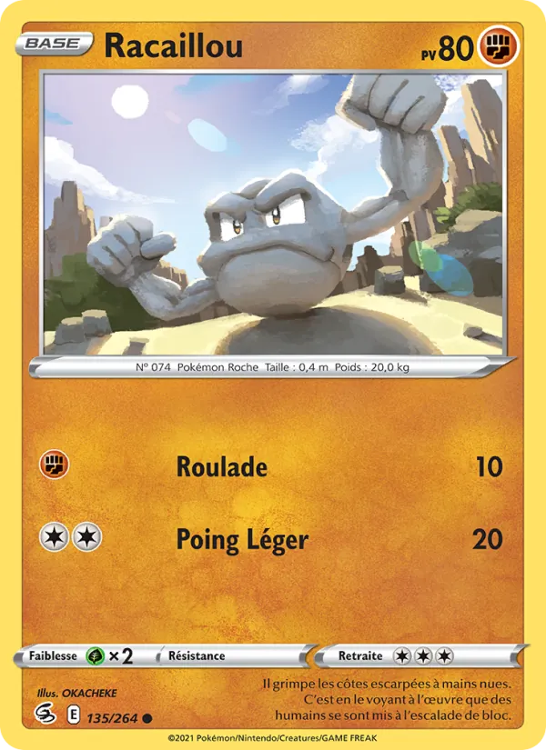 Racaillou 135 — Poing de Fusion