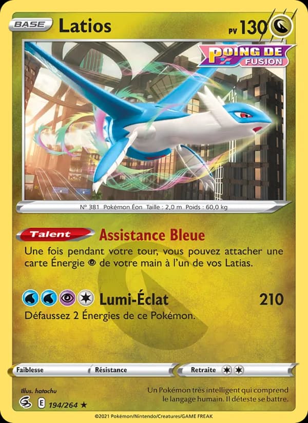 Latios 194 — Poing de Fusion