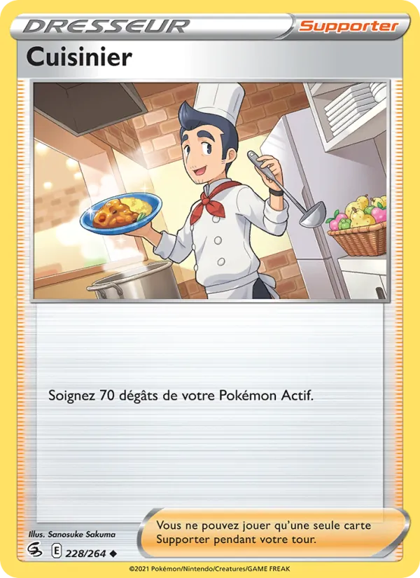 Cuisinier 228 — Poing de Fusion