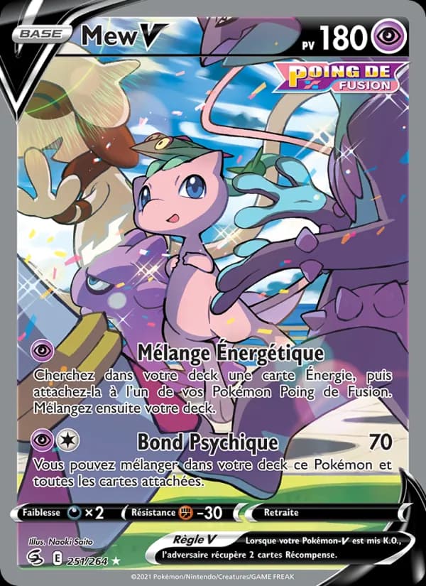 Mew V 251 — Poing de Fusion