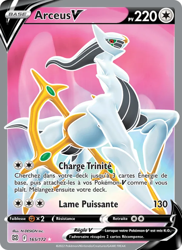 Arceus V 165 — Stars Étincelantes
