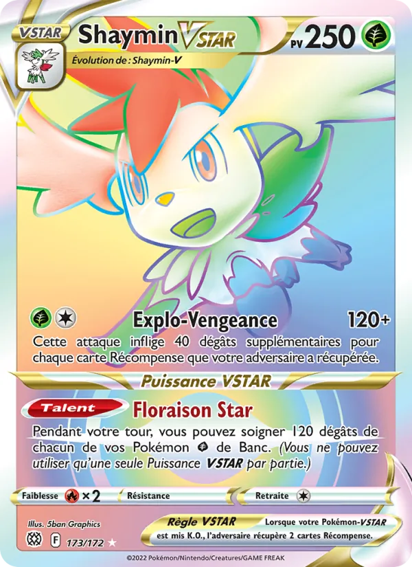 Shaymin VSTAR 173 — Stars Étincelantes