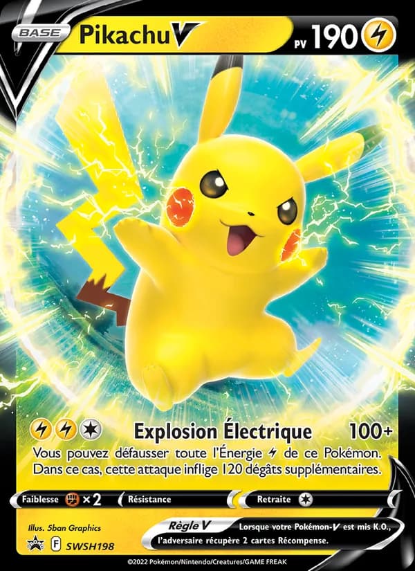Pikachu V SWSH198 — Promo SWSH