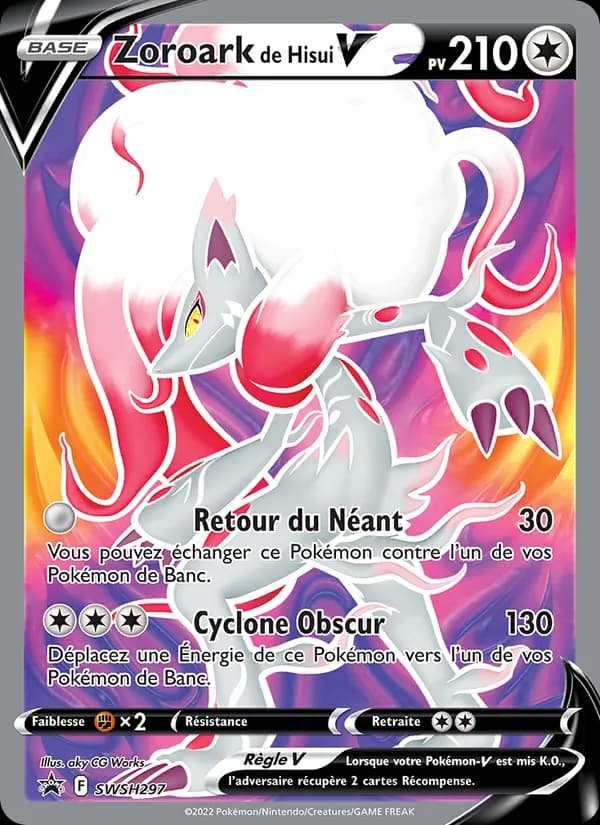 Zoroark de Hisui V SWSH297 — Promo SWSH