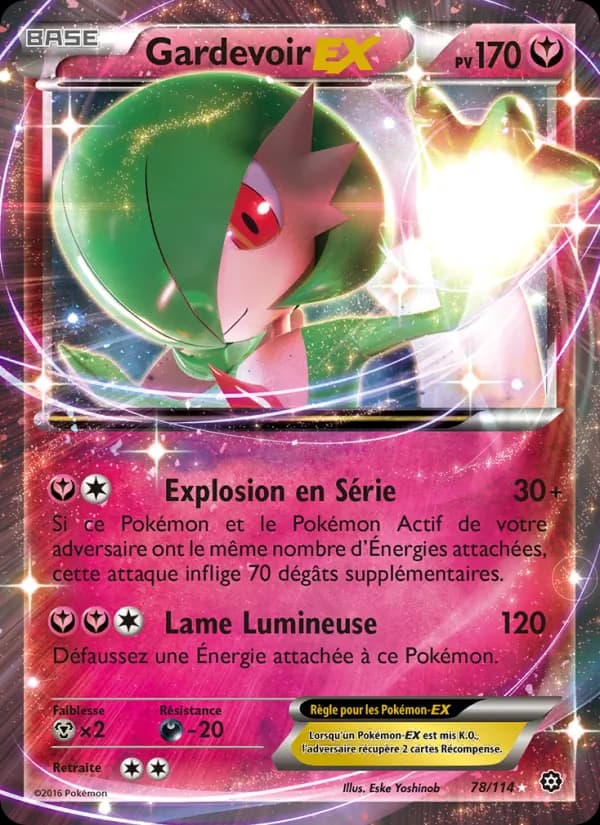 Gardevoir EX 78 — Offensive Vapeur