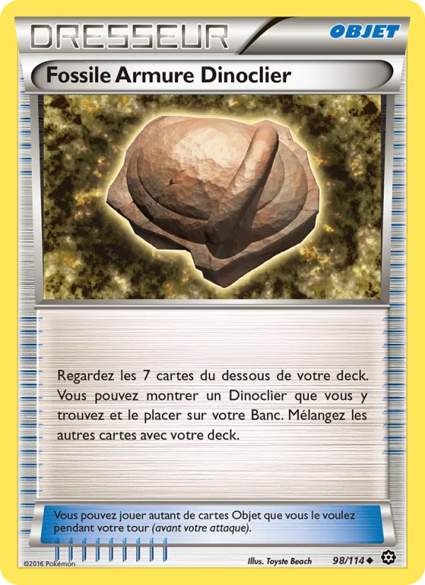Fossile Armure Dinoclier 98 — Offensive Vapeur