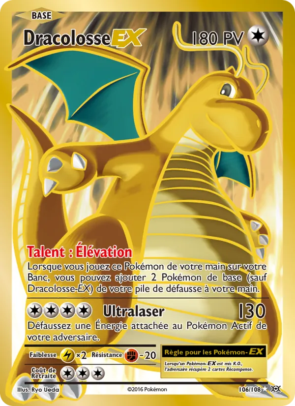 Dracolosse EX 106 — Évolutions