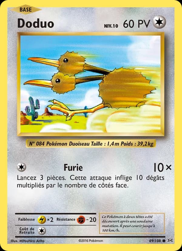 Doduo 69 — Évolutions