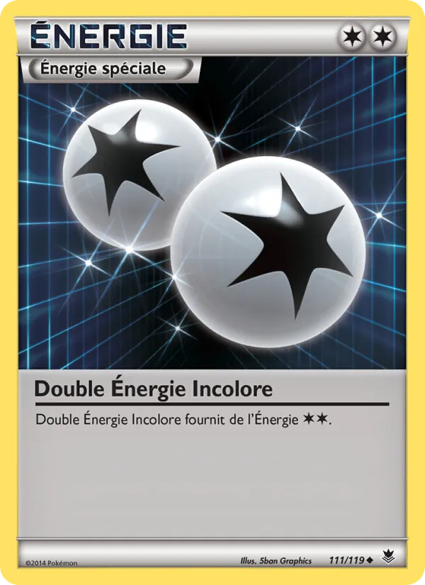 Double Énergie Incolore 111 — Vigueur Spectrale