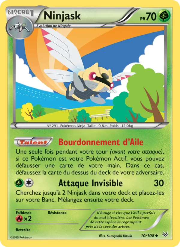 Ninjask 10 — Ciel Rugissant