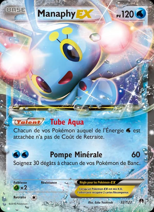 Manaphy EX 32 — Rupture Turbo