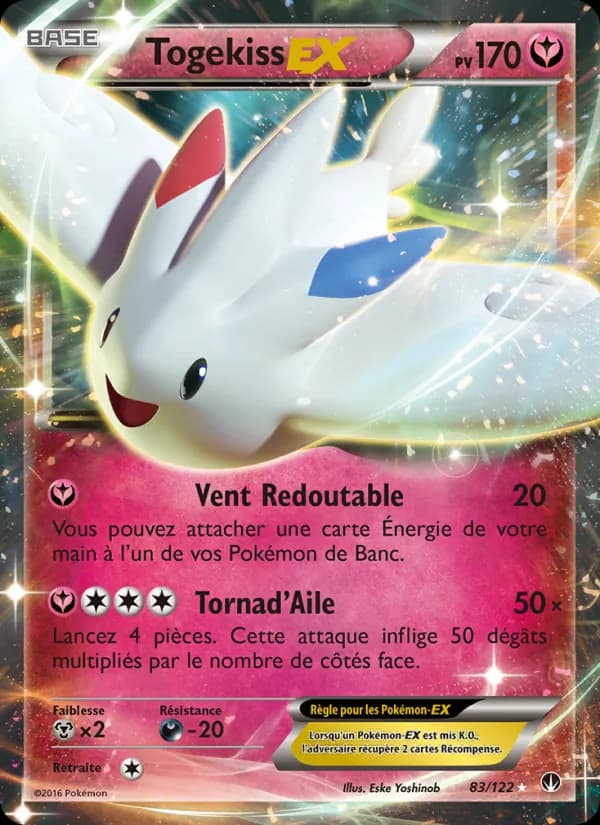 Togekiss EX 83 — Rupture Turbo