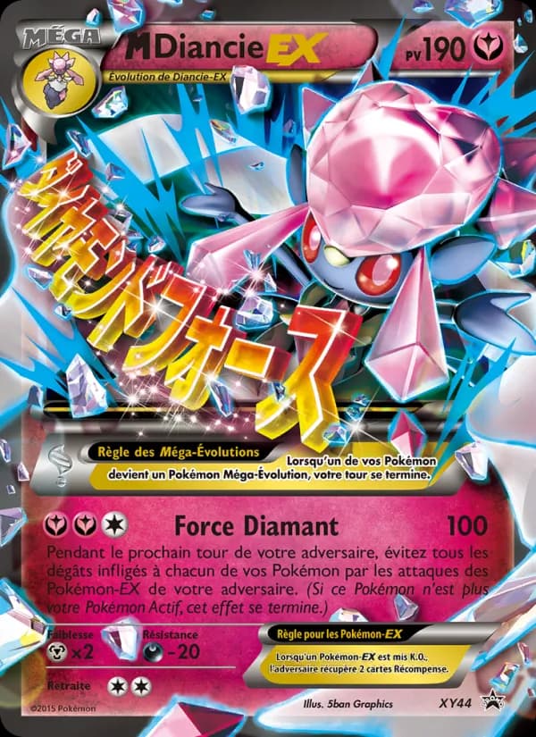 M Diancie EX XY44 — Promo XY