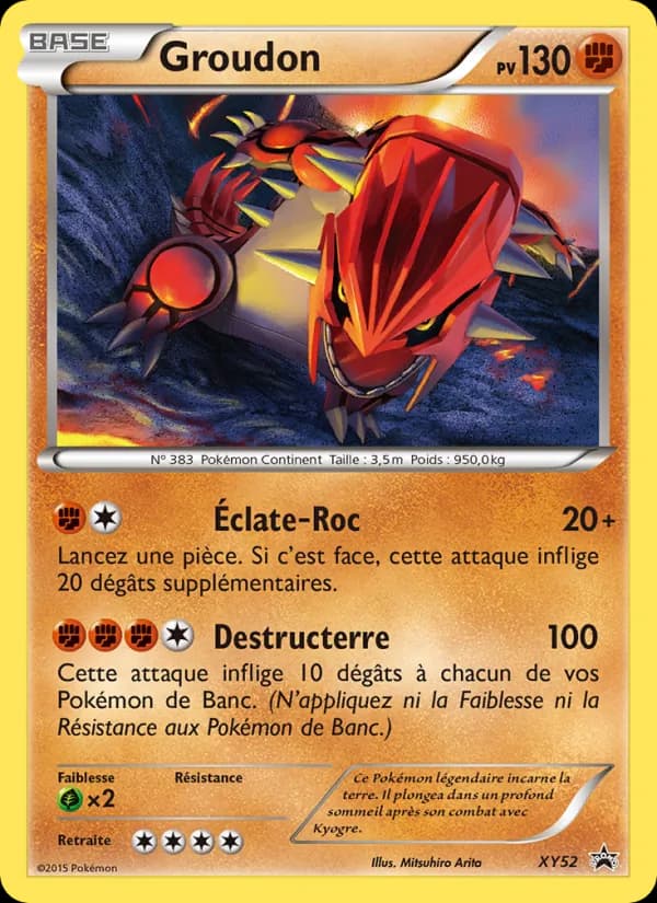 Groudon XY52 — Promo XY